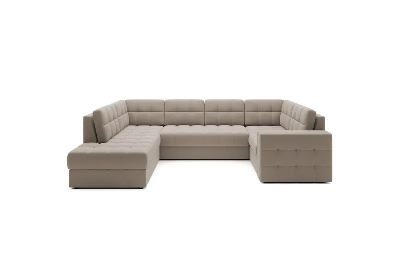 Sektionssoffa Eltap Blewett 299x198x82 cm, Sola 18, Beige, Vänster