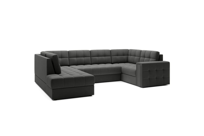 Sektionssoffa Eltap Blewett 299x198x82 cm - Sola 6, Mörkgrå, Vänster - Möbler - Soffa - Bäddsoffa - Hörnbäddsoffa