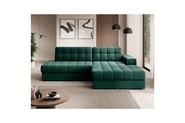 Sektionssoffa Eltap Blezalt 240x150x82 cm - Lukso 35, Grön, Höger - Möbler - Soffa - Bäddsoffa - Bäddsoffa divan