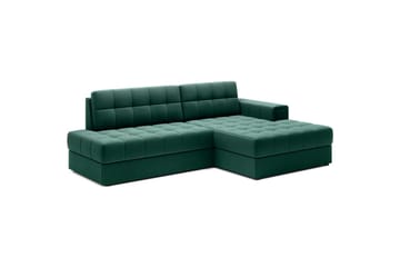 Sektionssoffa Eltap Blezalt 240x150x82 cm - Lukso 35, Grön, Höger - Möbler - Soffa - Bäddsoffa - Bäddsoffa divan