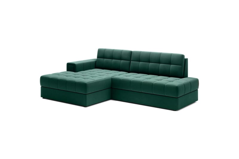 Sektionssoffa Eltap Blezalt 240x150x82 cm - Lukso 35, Grön, Vänster - Möbler - Soffa - Bäddsoffa - Bäddsoffa divan
