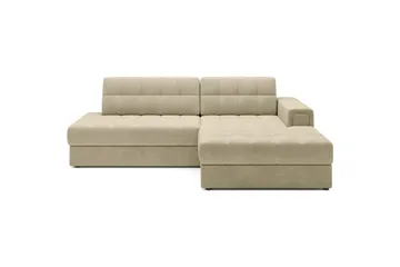 Sektionssoffa Eltap Blezalt 240x150x82 cm - Monolith 04, Beige, Höger - Möbler - Soffa - Bäddsoffa - Bäddsoffa divan