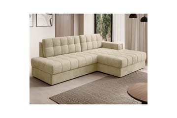 Sektionssoffa Eltap Blezalt 240x150x82 cm - Monolith 04, Beige, Höger - Möbler - Soffa - Bäddsoffa - Bäddsoffa divan