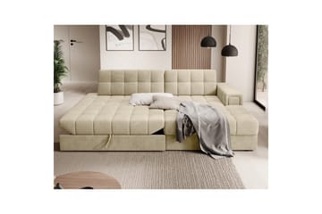 Sektionssoffa Eltap Blezalt 240x150x82 cm - Monolith 04, Beige, Höger - Möbler - Soffa - Bäddsoffa - Bäddsoffa divan