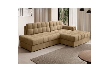 Sektionssoffa Eltap Blezalt 240x150x82 cm - Monolith 09, Mörkbeige, Höger - Möbler - Soffa - Bäddsoffa - Bäddsoffa divan