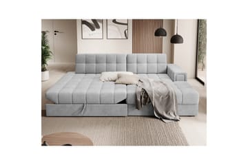 Sektionssoffa Eltap Blezalt 240x150x82 cm - Monolith 84, Ljusgrå, Höger - Möbler - Soffa - Bäddsoffa - Bäddsoffa divan
