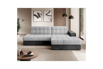 Sektionssoffa Eltap Blezalt 240x150x82 cm - Monolith 84, Monolith 97, Ljusgrå, Mörkgrå, Höger - Möbler - Soffa - Bäddsoffa - Bäddsoffa divan