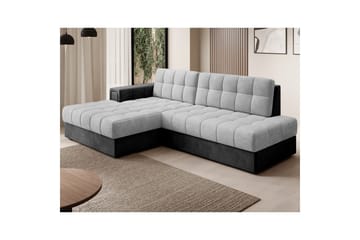 Sektionssoffa Eltap Blezalt 240x150x82 cm - Monolith 84, Monolith 97, Ljusgrå, Mörkgrå, Vänster - Möbler - Soffa - Bäddsoffa - Bäddsoffa divan