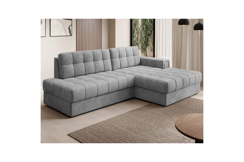 Sektionssoffa Eltap Blezalt 240x150x82 cm - Monolith 85, Grå, Höger - Möbler - Soffa - Bäddsoffa - Bäddsoffa divan