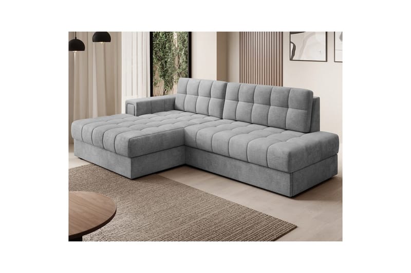 Sektionssoffa Eltap Blezalt 240x150x82 cm - Monolith 85, Grå, Vänster - Möbler - Soffa - Bäddsoffa - Bäddsoffa divan