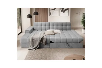 Sektionssoffa Eltap Blezalt 240x150x82 cm - Monolith 85, Grå, Vänster - Möbler - Soffa - Bäddsoffa - Bäddsoffa divan