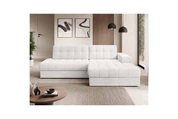 Sektionssoffa Eltap Blezalt 240x150x82 cm - Royal 01, Vit, Höger - Möbler - Soffa - Bäddsoffa - Bäddsoffa divan