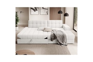 Sektionssoffa Eltap Blezalt 240x150x82 cm - Royal 01, Vit, Höger - Möbler - Soffa - Bäddsoffa - Bäddsoffa divan