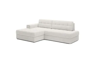 Sektionssoffa Eltap Blezalt 240x150x82 cm - Royal 01, Vit, Vänster - Möbler - Soffa - Bäddsoffa - Bäddsoffa divan
