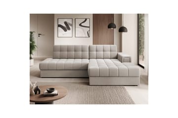 Sektionssoffa Eltap Blezalt 240x150x82 cm - Sola 18, Beige, Höger - Möbler - Soffa - Bäddsoffa - Bäddsoffa divan