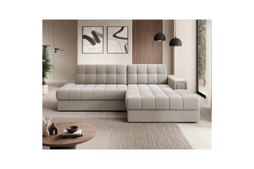 Sektionssoffa Eltap Blezalt 240x150x82 cm - Sola 18, Beige, Höger - Möbler - Soffa - Bäddsoffa - Bäddsoffa divan