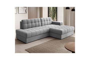 Sektionssoffa Eltap Blezalt 240x150x82 cm - Sola 4, Grå, Höger - Möbler - Soffa - Bäddsoffa - Bäddsoffa divan