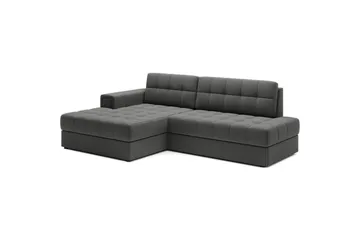 Sektionssoffa Eltap Blezalt 240x150x82 cm - Sola 6, Mörkgrå, Vänster - Möbler - Soffa - Bäddsoffa - Bäddsoffa divan