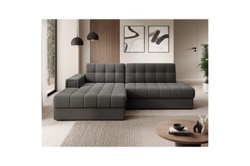 Sektionssoffa Eltap Blezalt 240x150x82 cm - Sola 6, Mörkgrå, Vänster - Möbler - Soffa - Bäddsoffa - Bäddsoffa divan