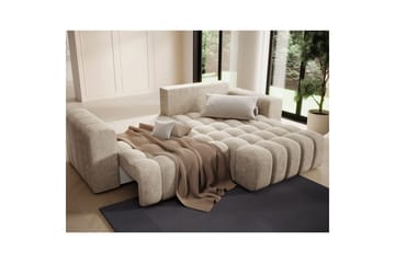 Sektionssoffa Eltap Bonett 250x175x92 cm - Dora 21 Beige, Höger - Möbler - Soffa - Bäddsoffa - Bäddsoffa divan