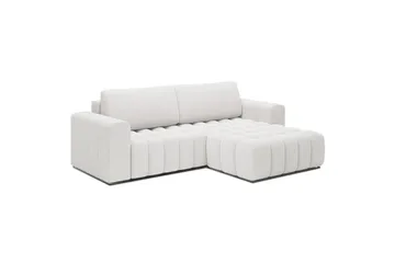 Sektionssoffa Eltap Bonett 250x175x92 cm - Jaffray 01, Vit, Höger - Möbler - Soffa - Bäddsoffa - Bäddsoffa divan