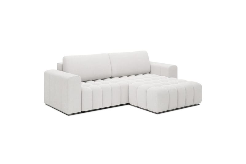 Sektionssoffa Eltap Bonett 250x175x92 cm - Jaffray 01, Vit, Höger - Möbler - Soffa - Bäddsoffa - Bäddsoffa divan