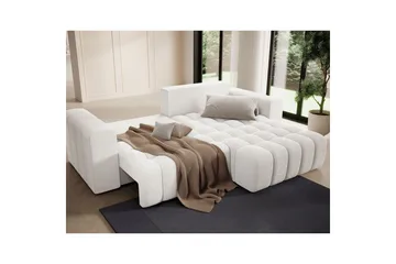 Sektionssoffa Eltap Bonett 250x175x92 cm - Jaffray 01, Vit, Höger - Möbler - Soffa - Bäddsoffa - Bäddsoffa divan