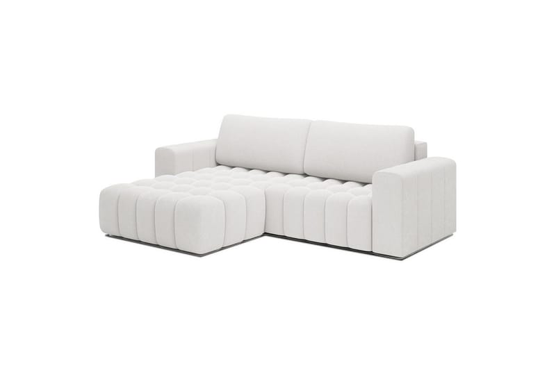 Sektionssoffa Eltap Bonett 250x175x92 cm - Jaffray 01, Vit, Vänster - Möbler - Soffa - Bäddsoffa - Bäddsoffa divan