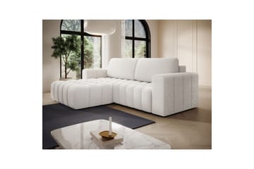 Sektionssoffa Eltap Bonett 250x175x92 cm - Jaffray 01, Vit, Vänster - Möbler - Soffa - Bäddsoffa - Bäddsoffa divan