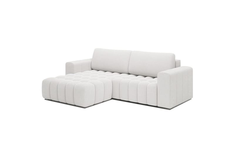 Sektionssoffa Eltap Bonett 250x175x92 cm - Jaffray 01, Vit, Vänster - Möbler - Soffa - Bäddsoffa - Bäddsoffa divan