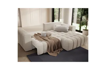 Sektionssoffa Eltap Bonett 250x175x92 cm - Jaffray 18, Beige, Höger - Möbler - Soffa - Bäddsoffa - Bäddsoffa divan