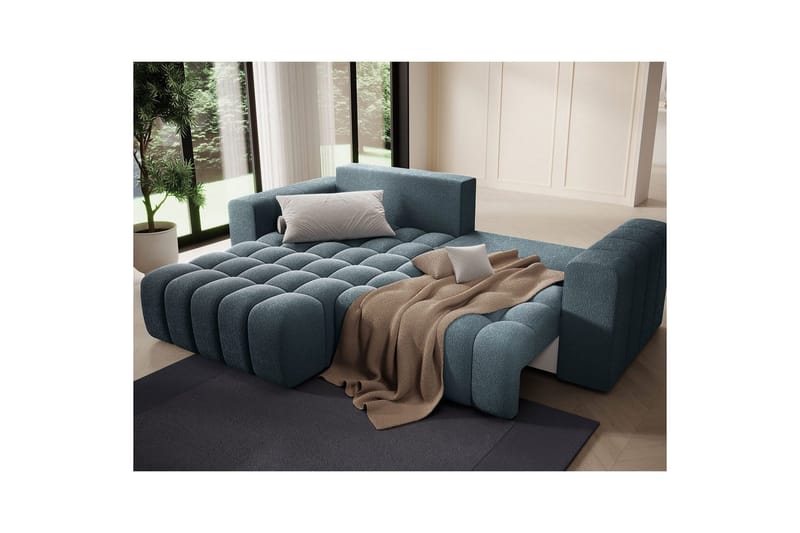 Sektionssoffa Eltap Bonett 250x175x92 cm - Jaffray 40, Blå, Vänster - Möbler - Soffa - B äddsoffa - Bäddsoffa divan