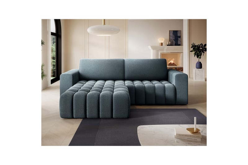 Sektionssoffa Eltap Bonett 250x175x92 cm - Jaffray 40, Blå, Vänster - Möbler - Soffa - Bäddsoffa - Bäddsoffa divan