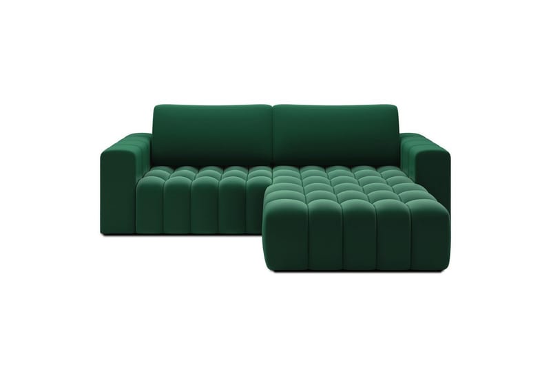 Sektionssoffa Eltap Bonett 250x175x92 cm - Kronos 19, Mörkgrön, Höger - Möbler - Soffa - Bäddsoffa - Bäddsoffa divan