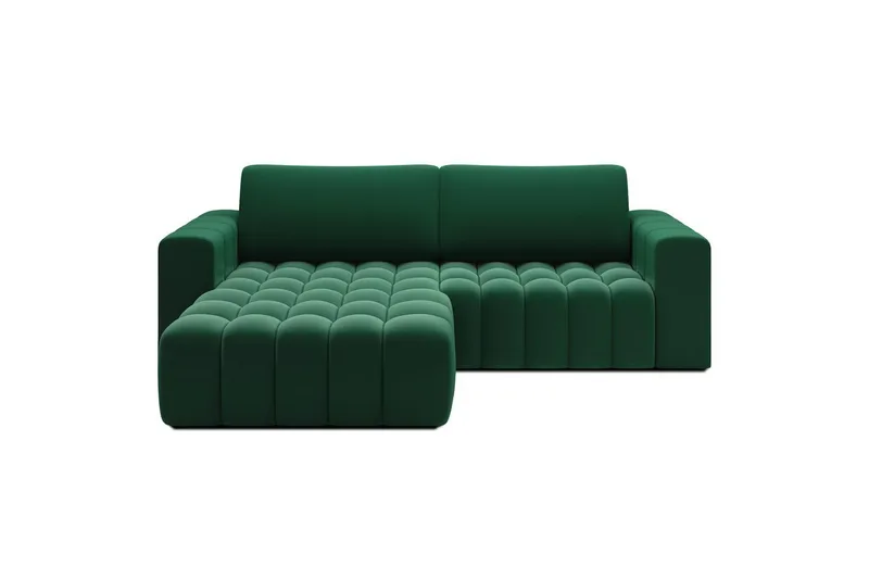 Sektionssoffa Eltap Bonett 250x175x92 cm - Kronos 19, Mörkgrön, Vänster - Möbler - Soffa - Bäddsoffa - Bäddsoffa divan