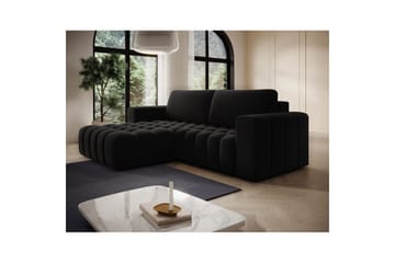 Sektionssoffa Eltap Bonett 250x175x92 cm - Matt Velvet 99, Blå, Vänster - Möbler - Soffa - Bäddsoffa - Bäddsoffa divan