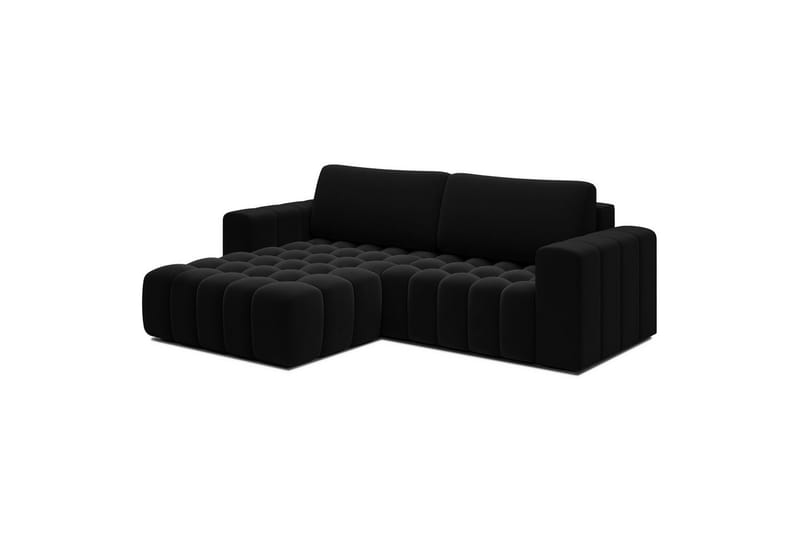 Sektionssoffa Eltap Bonett 250x175x92 cm - Matt Velvet 99, Blå, Vänster - Möbler - Soffa - Bäddsoffa - Bäddsoffa divan