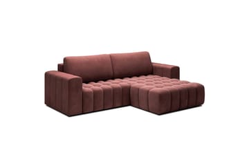 Sektionssoffa Eltap Bonett 250x175x92 cm - Monolith 63, Rosa, Höger - Möbler - Soffa - Bäddsoffa - Bäddsoffa divan