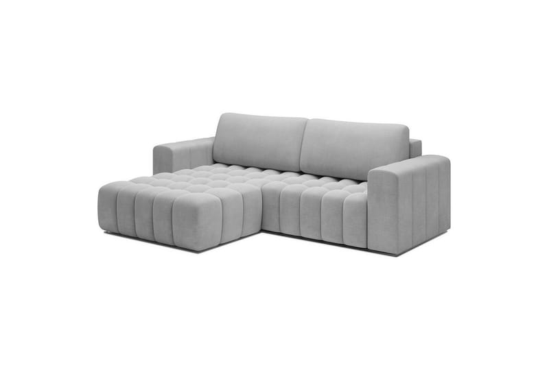 Sektionssoffa Eltap Bonett 250x175x92 cm - Monolith 84, Ljusgrå, Vänster - Möbler - Soffa - Bäddsoffa - Bäddsoffa divan