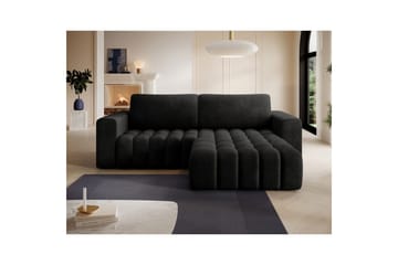 Sektionssoffa Eltap Bonett 250x175x92 cm - Monolith 97, Mörkgrå, Höger - Möbler - Soffa - Bäddsoffa - Bäddsoffa divan