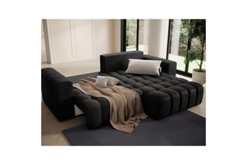 Sektionssoffa Eltap Bonett 250x175x92 cm - Monolith 97, Mörkgrå, Höger - Möbler - Soffa - Bäddsoffa - Bäddsoffa divan
