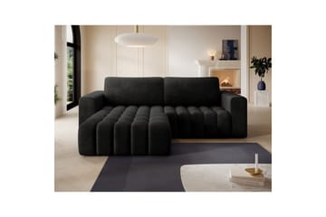 Sektionssoffa Eltap Bonett 250x175x92 cm - Monolith 97, Mörkgrå, Vänster - Möbler - Soffa - Bäddsoffa - Bäddsoffa divan