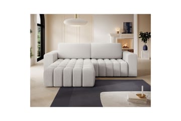 Sektionssoffa Eltap Bonett 250x175x92 cm - Royal 01, Vit, Vänster - Möbler - Soffa - Bäddsoffa - Bäddsoffa divan