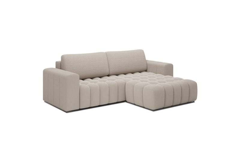 Sektionssoffa Eltap Bonett 250x175x92 cm - Royal 18, Beige, Höger - Möbler - Soffa - Bäddsoffa - Bäddsoffa divan
