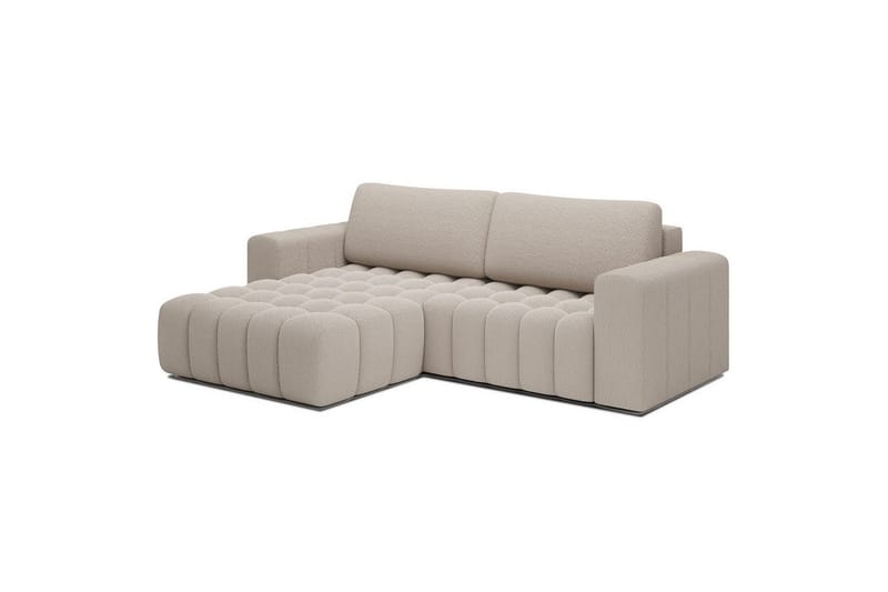 Sektionssoffa Eltap Bonett 250x175x92 cm - Royal 18, Beige, Vänster - Möbler - Soffa - Bäddsoffa - Bäddsoffa divan