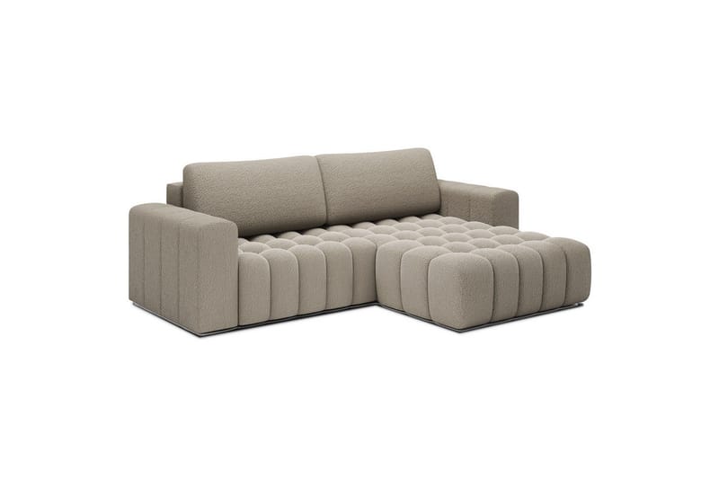 Sektionssoffa Eltap Bonett 250x175x92 cm - Royal 20, Beige, Höger - Möbler - Soffa - Bäddsoffa - Bäddsoffa divan