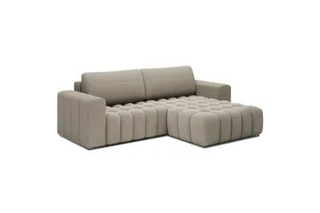 Sektionssoffa Eltap Bonett 250x175x92 cm - Royal 20, Beige, Höger - Möbler - Soffa - Bäddsoffa - Bäddsoffa divan