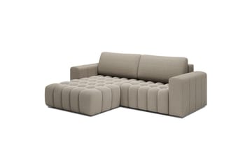 Sektionssoffa Eltap Bonett 250x175x92 cm - Royal 20, Beige, Vänster - Möbler - Soffa - Bäddsoffa - Bäddsoffa divan