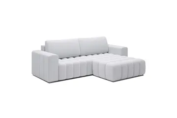 Sektionssoffa Eltap Bonett 250x175x92 cm - Solar 01, Vit, Höger - Möbler - Soffa - Bäddsoffa - Bäddsoffa divan