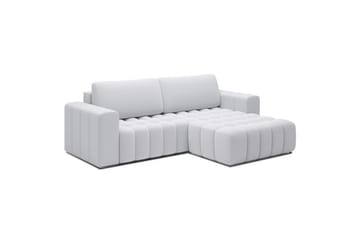 Sektionssoffa Eltap Bonett 250x175x92 cm - Solar 01, Vit, Höger - Möbler - Soffa - Bäddsoffa - Bäddsoffa divan